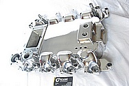 Aluminum Ford Mustang Kenne Bell Blower / Supercharger Intake Manifold AFTER Chrome-Like Metal Polishing and Buffing Services