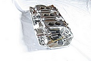 Aluminum V8 Intake Manifold AFTER Chrome-Like Metal Polishing and Buffing Services