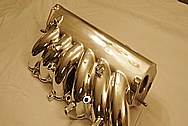 Toyota Supra 2JZGTE Aluminum Intake Manifold AFTER Chrome-Like Metal Polishing and Buffing Services