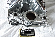 Rough Cast V8 Aluminum Intake Manifold AFTER Chrome-Like Metal Polishing and Buffing Services