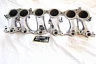 1993-1998 Toyota Supra 2JZ-GTE Lower Aluminum Intake Manifold AFTER Chrome-Like Metal Polishing and Buffing Services
