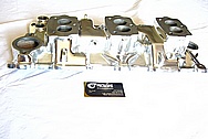 Chevrolet Corvette Aluminum V8 Intake Manifold AFTER Chrome-Like Metal Polishing and Buffing Services