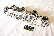 Edelbrock Aluminum Intake Manifold AFTER Chrome-Like Metal Polishing and Buffing Services