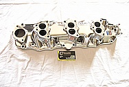 Edelbrock Aluminum Intake Manifold AFTER Chrome-Like Metal Polishing and Buffing Services