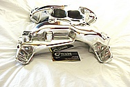 Aluminum V8 Intake Manifold AFTER Chrome-Like Metal Polishing and Buffing Services