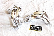 1915CC VW Bug Aluminum Intake Manifold Pieces AFTER Chrome-Like Metal Polishing and Buffing Services