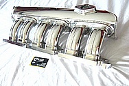1993 - 1998 Toyota Supra 2JZ-GTE Intake Manifold AFTER Chrome-Like Metal Polishing and Buffing Services