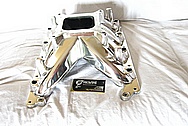 Ford Mustang Cobra V8 Sullivan Aluminum Intake Manifold Bottom AFTER Chrome-Like Metal Polishing and Buffing Services