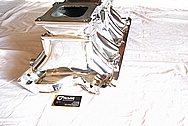 Aluminum Tunnel Ram Intake Manifold AFTER Chrome-Like Metal Polishing and Buffing Services