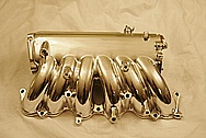 Toyota Supra 2JZGTE Aluminum Intake Manifold AFTER Chrome-Like Metal Polishing and Buffing Services