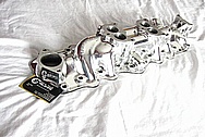 Aluminum V8 Flathead Intake Manifold AFTER Chrome-Like Metal Polishing and Buffing Services