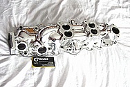 Aluminum V8 Flathead Intake Manifold AFTER Chrome-Like Metal Polishing and Buffing Services