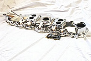 Eddie Meyer Hollywood Aluminum Intake Manifold AFTER Chrome-Like Metal Polishing and Buffing Services