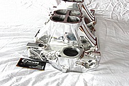 Weiand V8 Aluminum Intake Manifold AFTER Chrome-Like Metal Polishing and Buffing Services