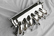 Toyota Supra 2JZGTE Aluminum Intake Manifold AFTER Chrome-Like Metal Polishing and Buffing Services