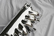 Toyota Supra 2JZGTE Aluminum Intake Manifold AFTER Chrome-Like Metal Polishing and Buffing Services