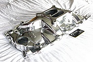 Chevy Aluminum Intake Manifold AFTER Chrome-Like Metal Polishing and Buffing Services / Restoration Services 