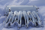 Toyota Supra 2JZGTE Aluminum Intake Manifold AFTER Chrome-Like Metal Polishing and Buffing Services