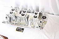 Z3X2 SBC Aluminum Intake Manifold AFTER Chrome-Like Metal Polishing and Buffing Services / Restoration Services