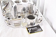 Z3X2 SBC Aluminum Intake Manifold AFTER Chrome-Like Metal Polishing and Buffing Services / Restoration Services