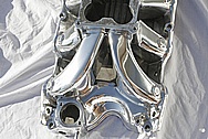 V8 Aluminum Intake Manifold AFTER Chrome-Like Metal Polishing and Buffing Services