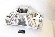 Aluminum Intake Manifold AFTER Chrome-Like Metal Polishing and Buffing Services / Restoration Services