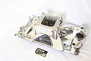 Weiand Team G Aluminum Intake Manifold AFTER Chrome-Like Metal Polishing and Buffing Services / Restoration Services