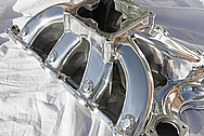 V8 Aluminum Intake Manifold AFTER Chrome-Like Metal Polishing and Buffing Services