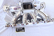 Trick Flow Aluminum V8 Intake Manifold AFTER Chrome-Like Metal Polishing and Buffing Services / Restoration Services 