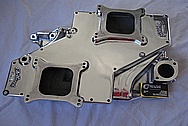 Edelbrock STR12 Aluminum V8 Intake Manifold AFTER Chrome-Like Metal Polishing and Buffing Services / Restoration Services