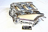 Nissan GTR Aluminum Intake Manifold AFTER Chrome-Like Metal Polishing and Buffing Services / Restoration Services