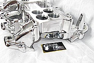 Holley EFI Aluminum Intake Manifold AFTER Chrome-Like Metal Polishing and Buffing Services / Restoration Services 