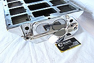 Blower / Supercharger Aluminum Intake Manifold AFTER Chrome-Like Metal Polishing and Buffing Services / Restoration Services 