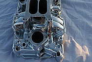 Chrysler V8 Aluminum Intake Manifold AFTER Chrome-Like Metal Polishing and Buffing Services
