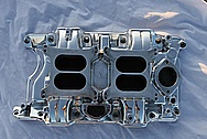 Chrysler V8 Aluminum Intake Manifold AFTER Chrome-Like Metal Polishing and Buffing Services