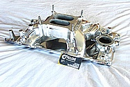 Edelbrock RPM Air Gap Aluminum Intake Manifold AFTER Chrome-Like Metal Polishing and Buffing Services / Restoration Services