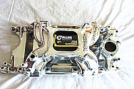 Edelbrock RPM Air Gap Aluminum Intake Manifold AFTER Chrome-Like Metal Polishing and Buffing Services / Restoration Services