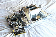 Edelbrock RPM Air Gap Aluminum Intake Manifold AFTER Chrome-Like Metal Polishing and Buffing Services / Restoration Services
