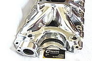 Aluminum V8 Intake Manifold AFTER Chrome-Like Metal Polishing and Buffing Services / Resoration Services