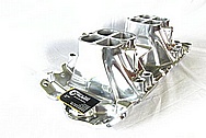 Aluminum V8 Intake Manifold AFTER Chrome-Like Metal Polishing and Buffing Services / Resoration Services