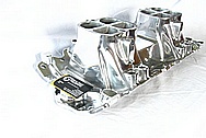 Aluminum V8 Intake Manifold AFTER Chrome-Like Metal Polishing and Buffing Services / Resoration Services