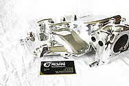 Ford Mustang Cobra Aluminum V8 Intake Manifold AFTER Chrome-Like Metal Polishing and Buffing Services / Resoration Services