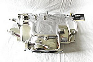Ford Mustang Cobra Aluminum V8 Intake Manifold AFTER Chrome-Like Metal Polishing and Buffing Services / Resoration Services