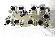 Aluminum V8 Intake Manifold AFTER Chrome-Like Metal Polishing and Buffing Services / Resoration Services