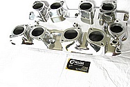 Aluminum V8 Intake Manifold AFTER Chrome-Like Metal Polishing and Buffing Services / Resoration Services