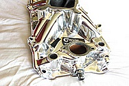 Edelbrock Torker 2-0 Aluminum V8 Intake Manifold AFTER Chrome-Like Metal Polishing and Buffing Services / Resoration Services