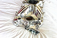 Edelbrock Torker 2-0 Aluminum V8 Intake Manifold AFTER Chrome-Like Metal Polishing and Buffing Services / Resoration Services