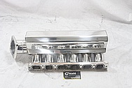 Aluminum Inline 6 Cylinder Intake Manifold AFTER Chrome-Like Metal Polishing and Buffing Services / Resoration Services