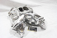 Edelbrock Performer RPM Aluminum Intake Manifold AFTER Chrome-Like Metal Polishing and Buffing Services / Restoration Services