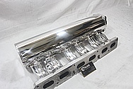Ross Machine Racinig RMR Aluminum Intake Manifold AFTER Chrome-Like Metal Polishing and Buffing Services / Restoration Services